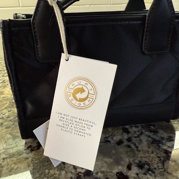 Kurt Geiger Black Nylon Mini Bag - Picture 4 of 10